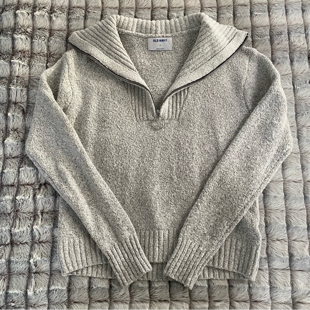 Old Navy Quarter Zip Sweater